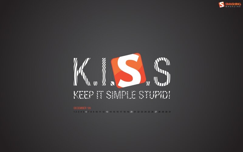 K.I.S.S. calendar wallpaper