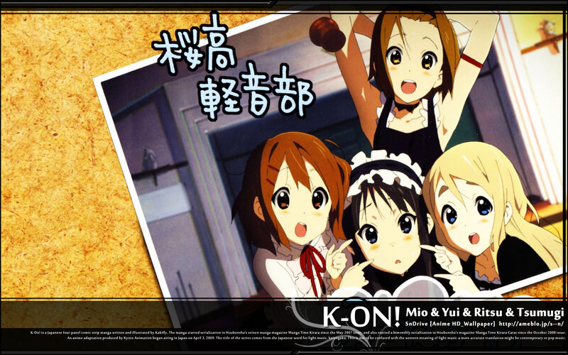 K-ON! anime characters