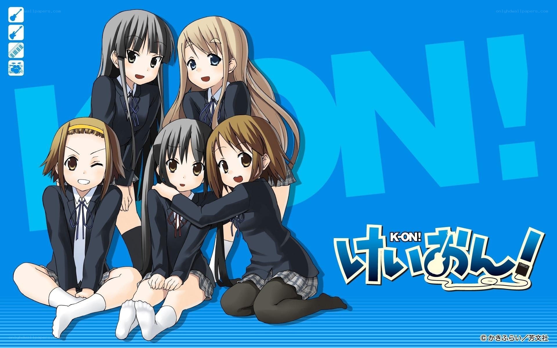 K-On! anime group art