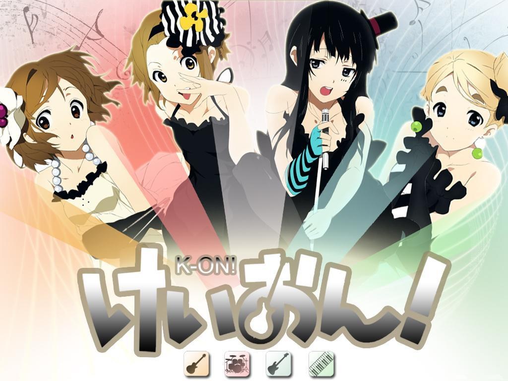 K-On! anime group art