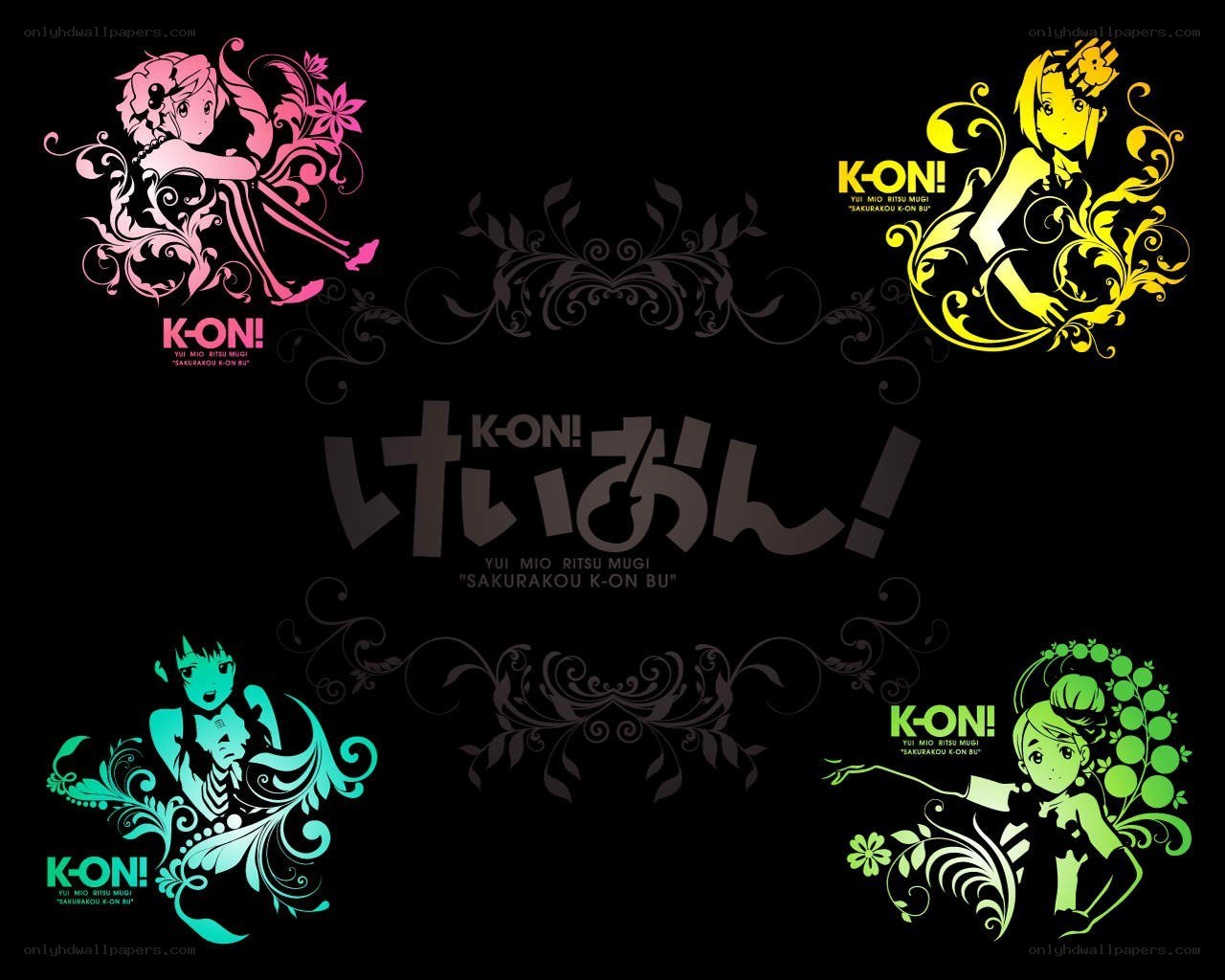 K-On! character art collection