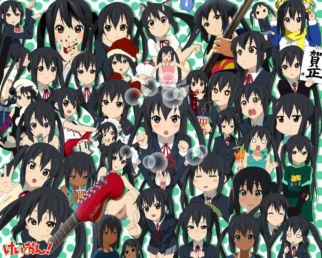K-On! character collage