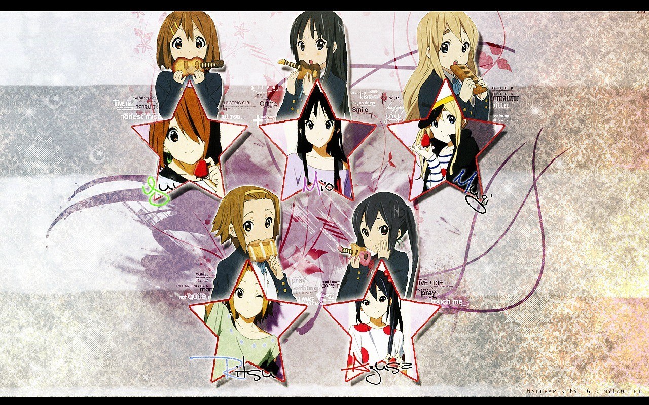 K-On! character collage