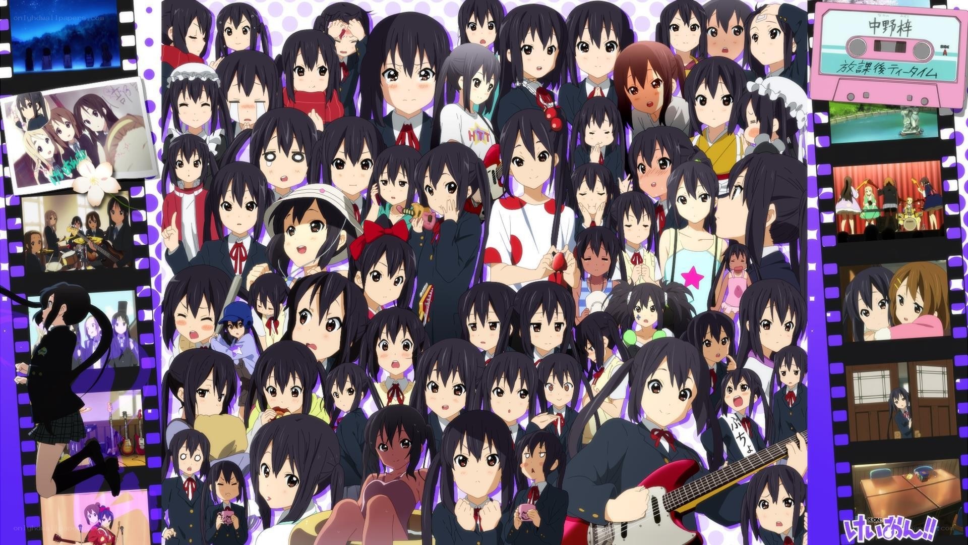 K-On! character collage
