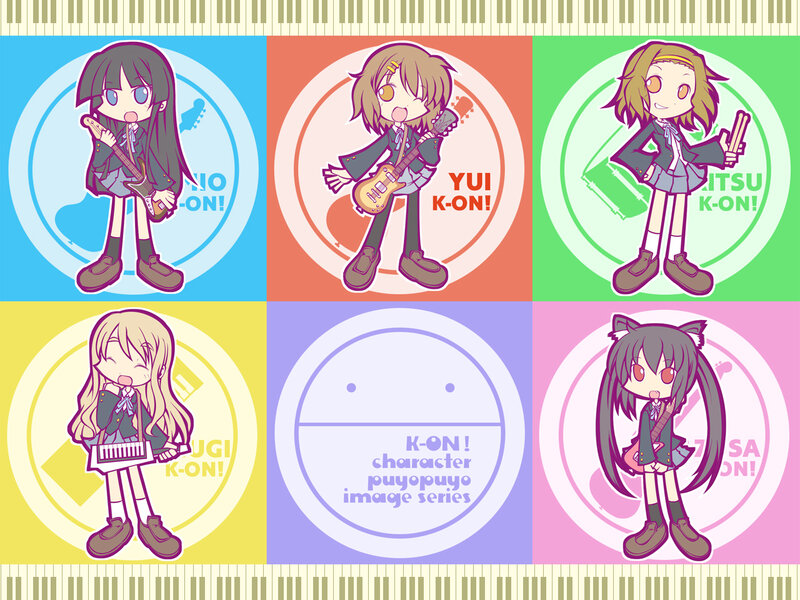 K-On! character puyo-puyo image series