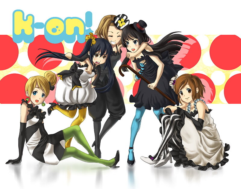 K-on! characters in costumes