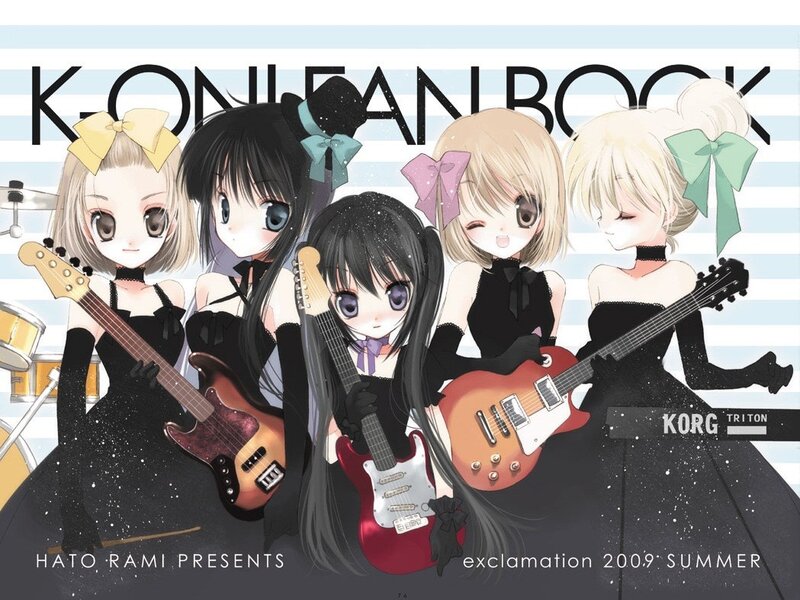 K-On! fanbook cover art