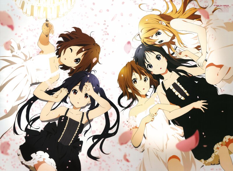 K-On! movie characters in dresses
