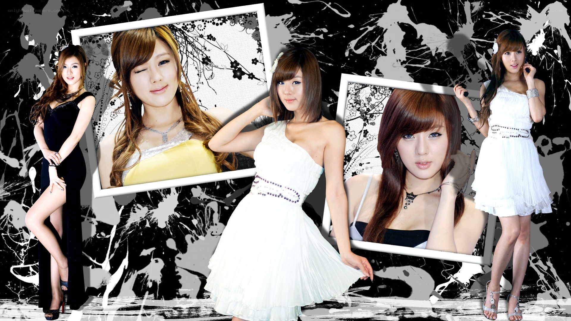 K-pop artist collage
