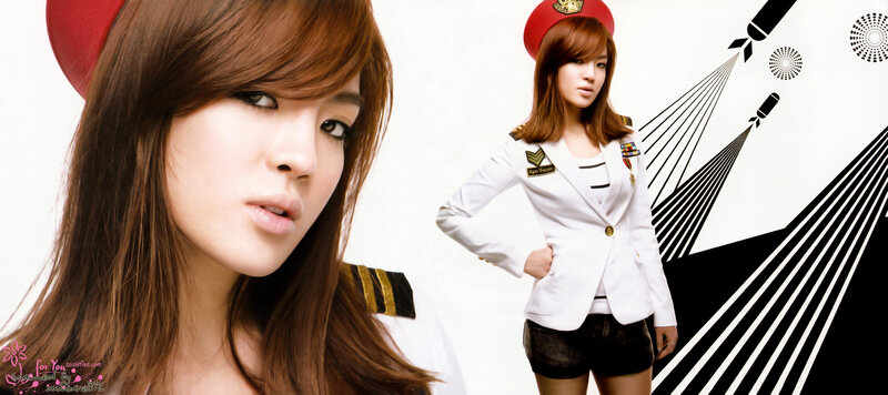 K-pop artist in military-style outfit