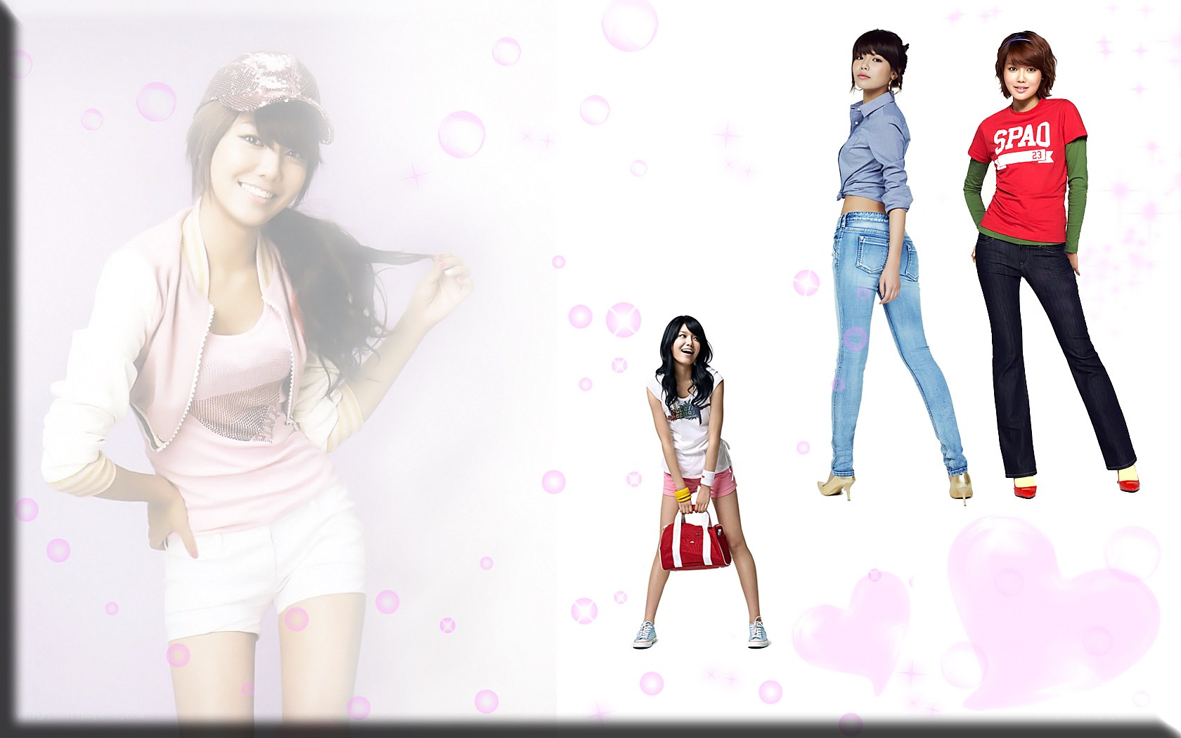 K-pop fashion collage