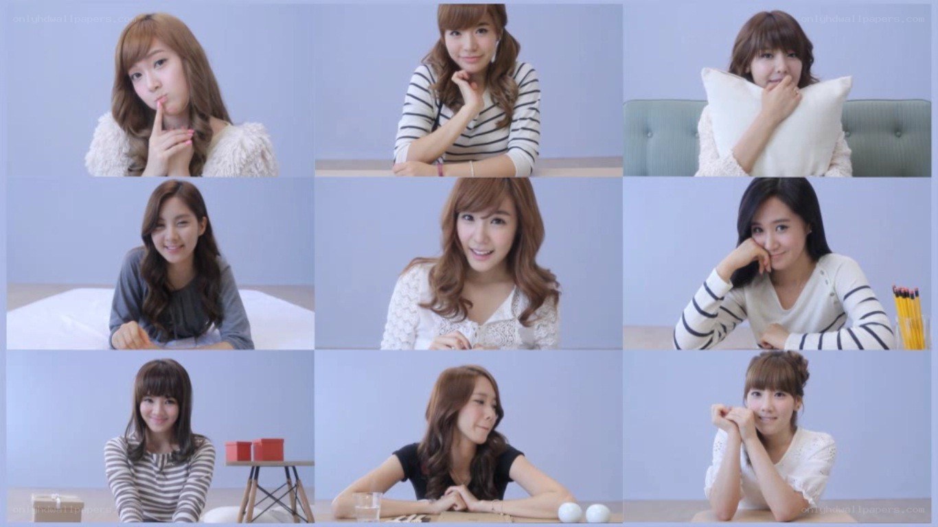 K-pop group collage