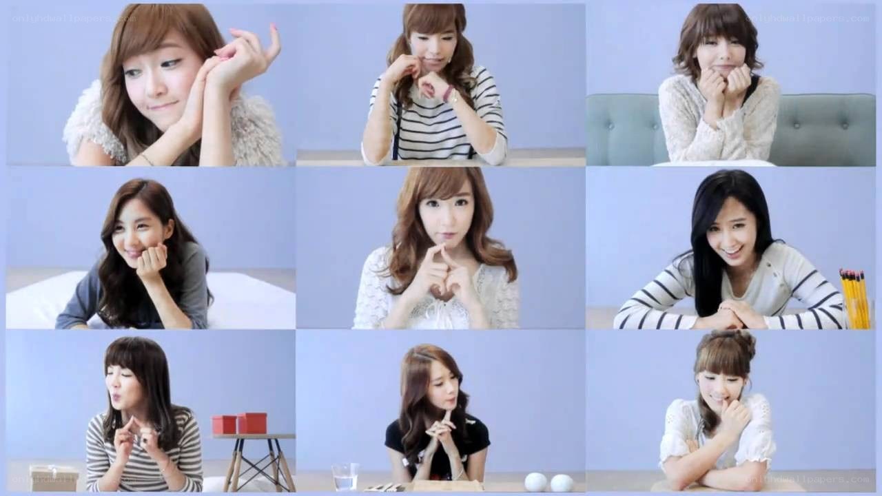 K-pop group collage