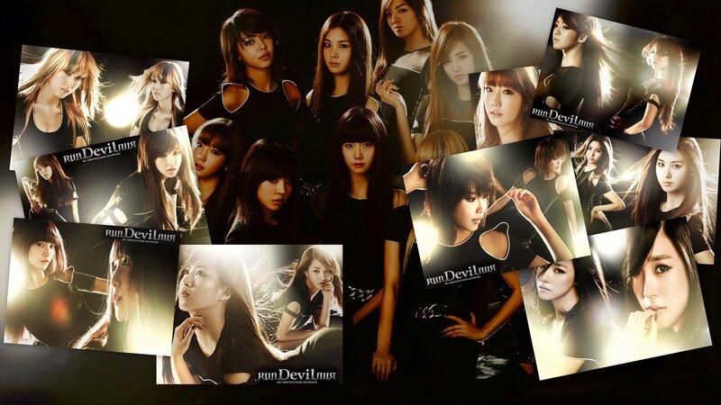 K-pop group collage artwork