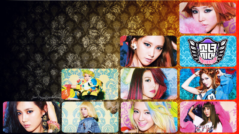K-pop Group Collage — Blue