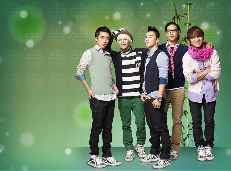 K-pop group in casual wear