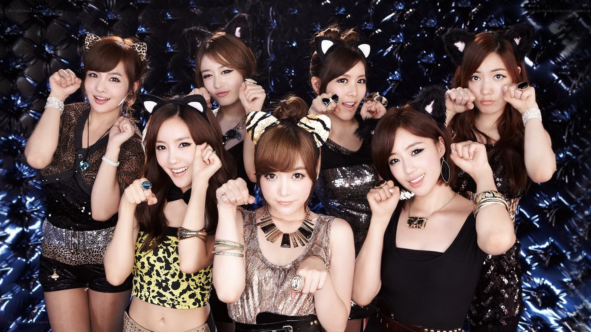 K-pop group in cat ears