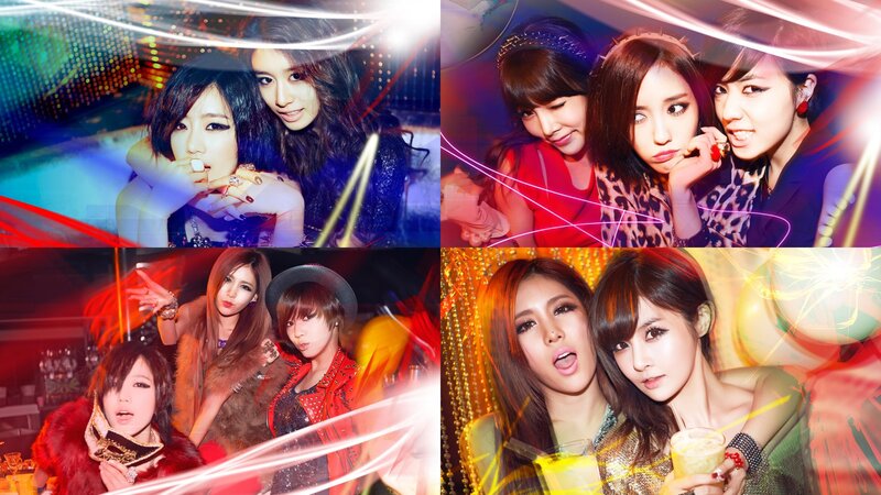 K-pop group in club scenes