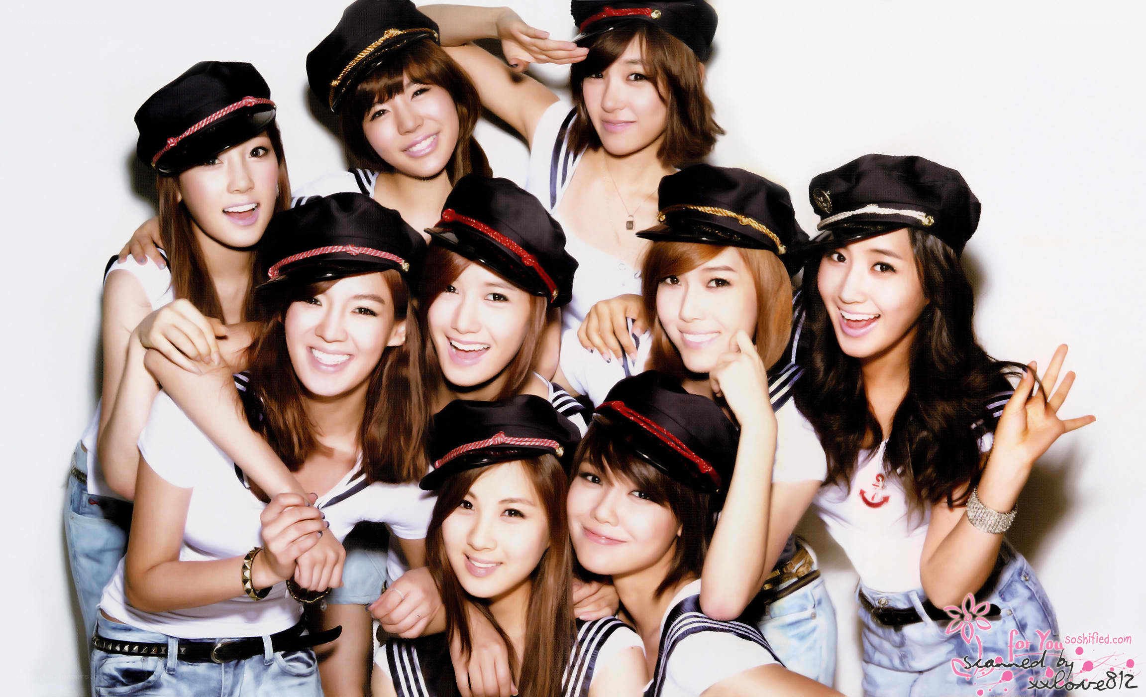 K-pop group in sailor outfits