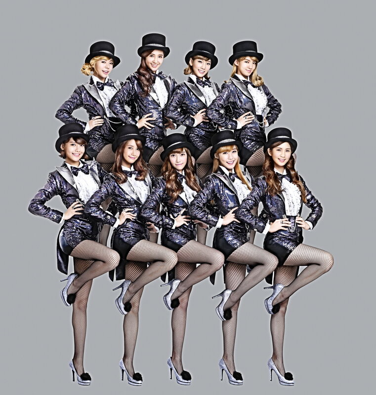 K-pop group in sequined suits