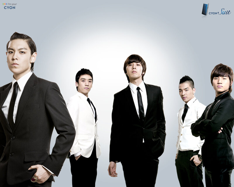 K-pop group in suits