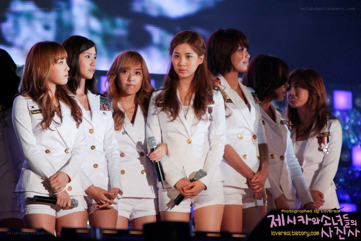 K-pop group on stage