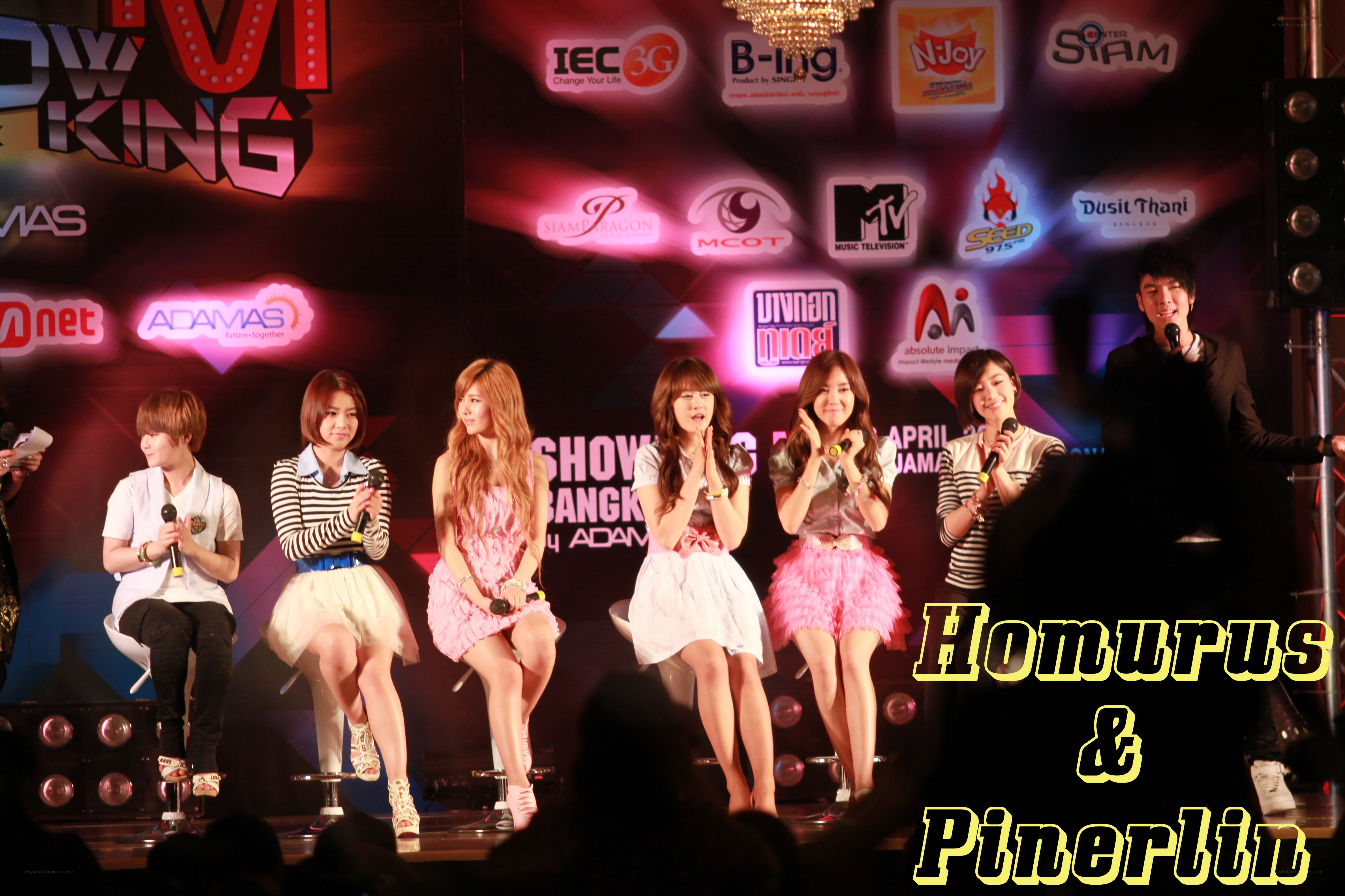 K-pop group on stage
