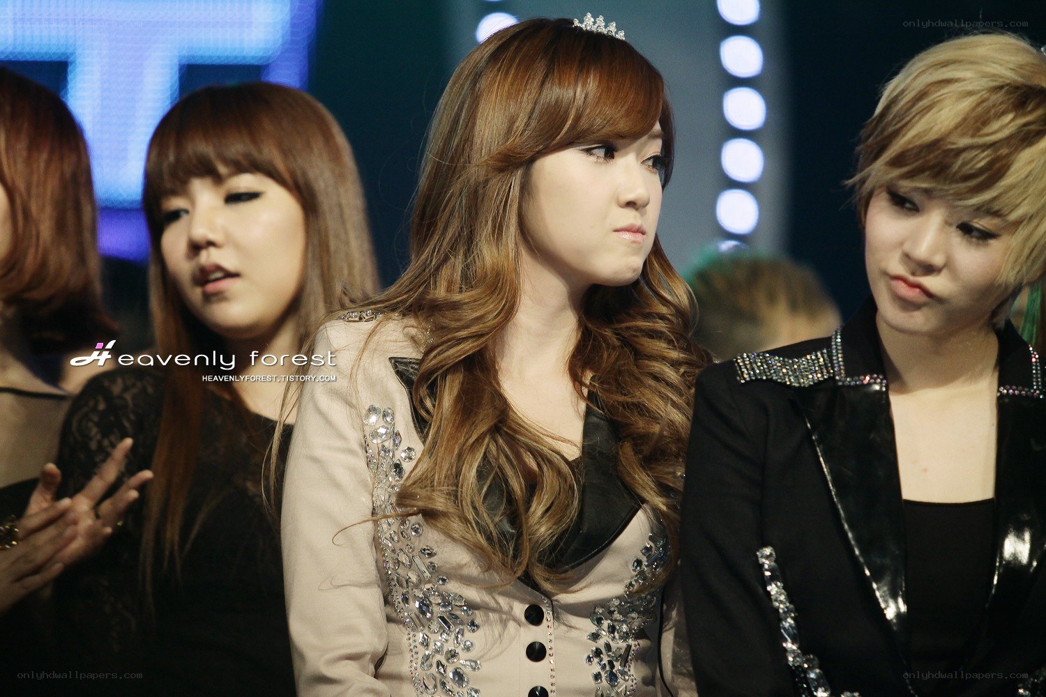 K-pop group on stage