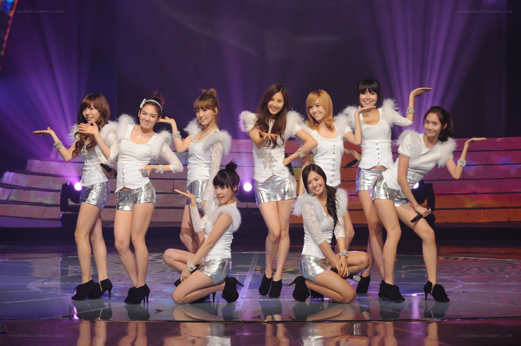 K-pop group on stage