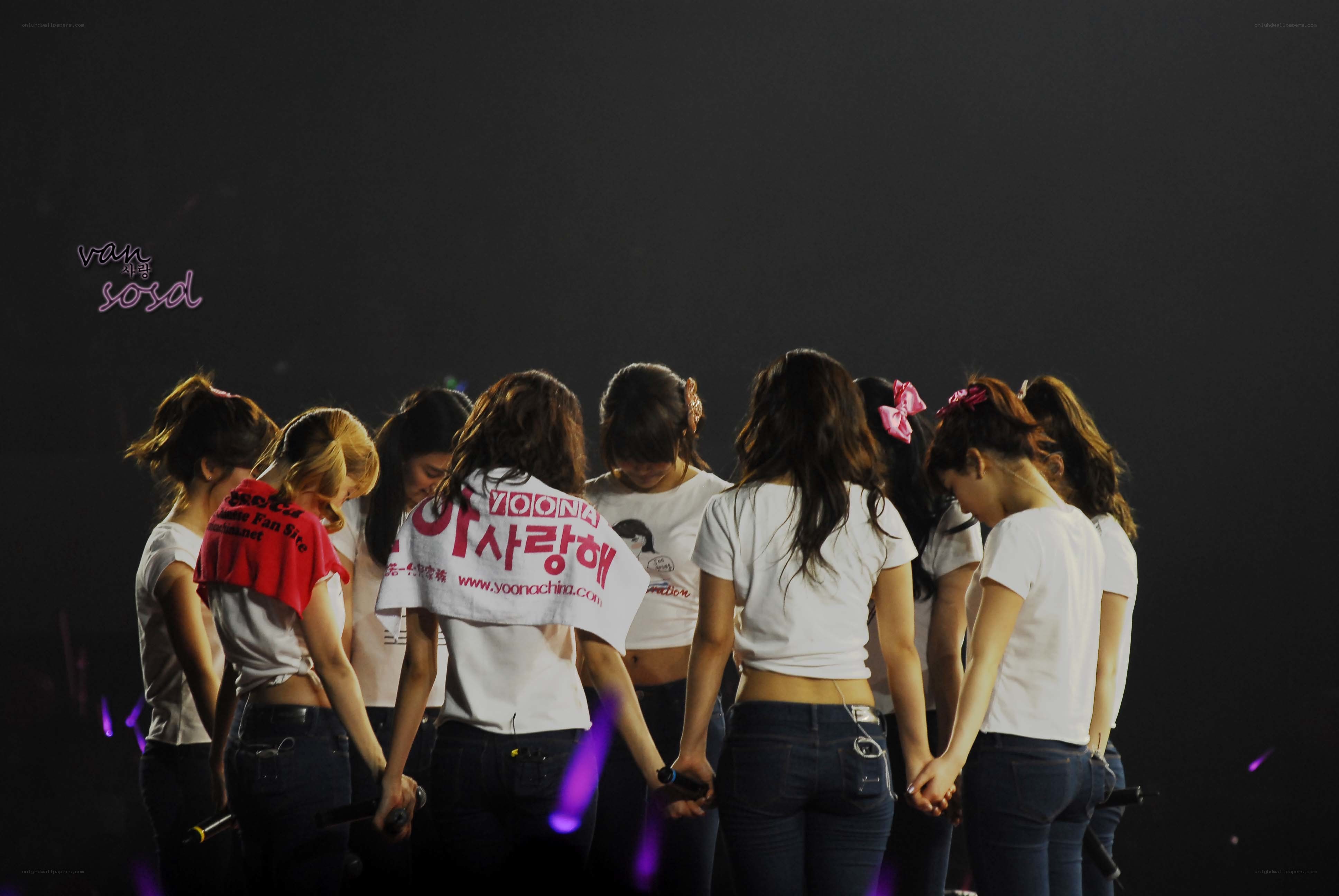 K-pop group on stage