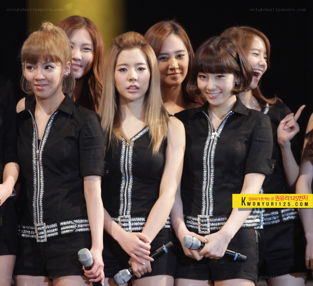 K-pop group on stage