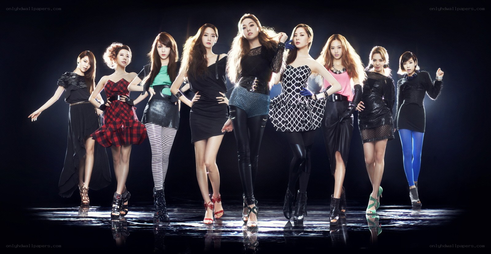 K-pop group on stage