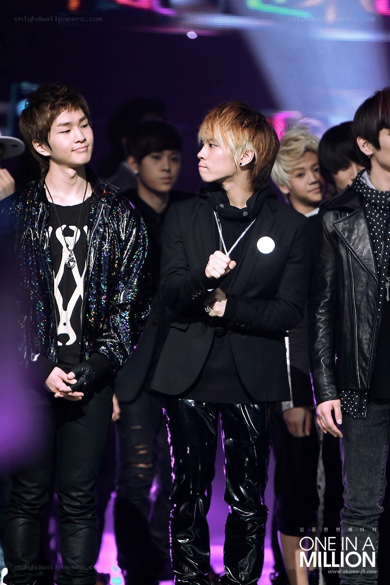 K-pop group on stage