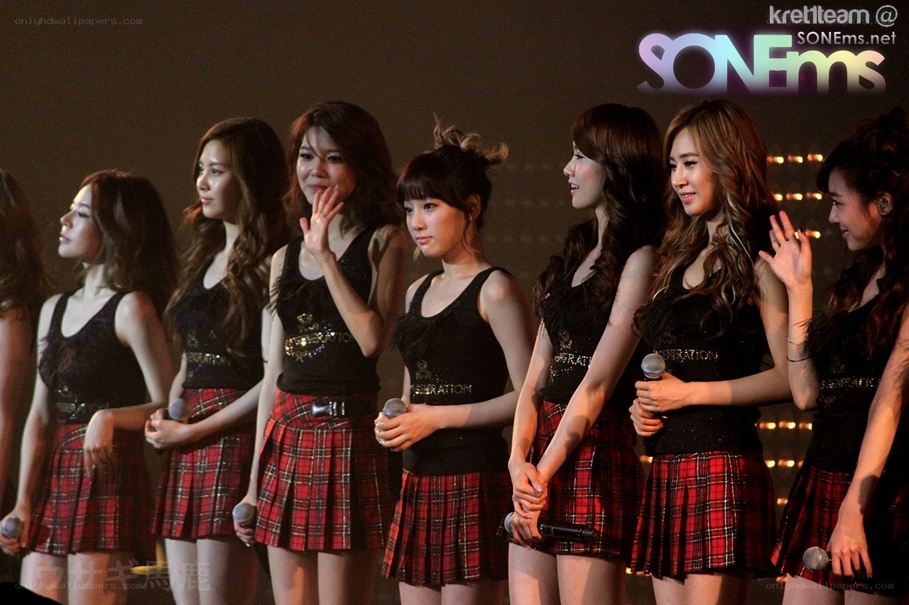 K-pop group on stage