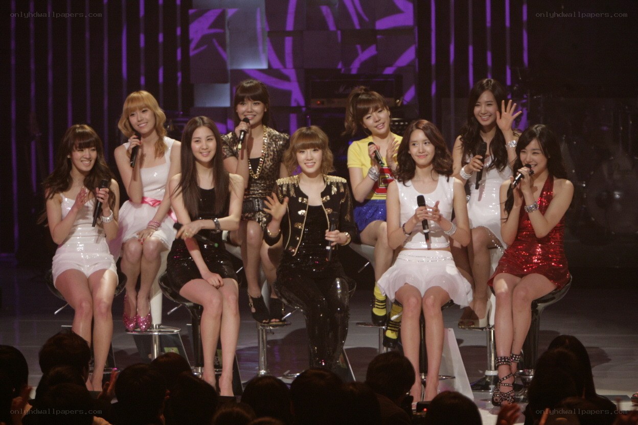 K-pop group on stage