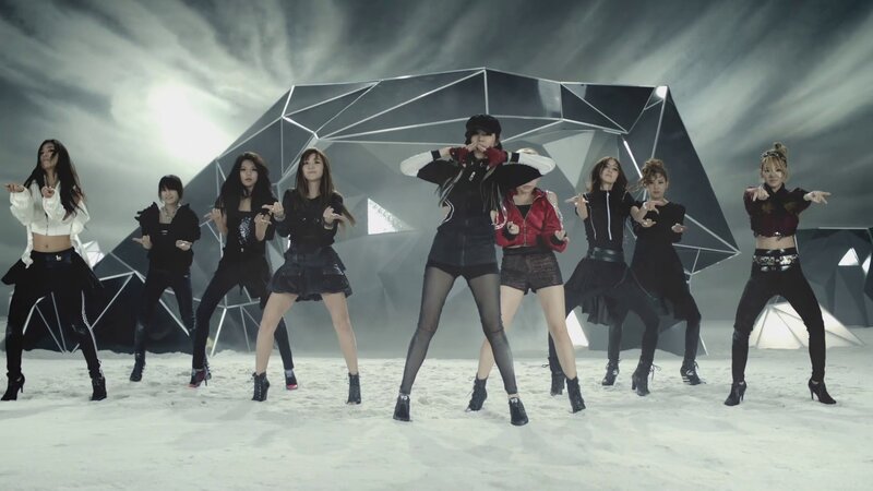 K-pop group performing dance routine