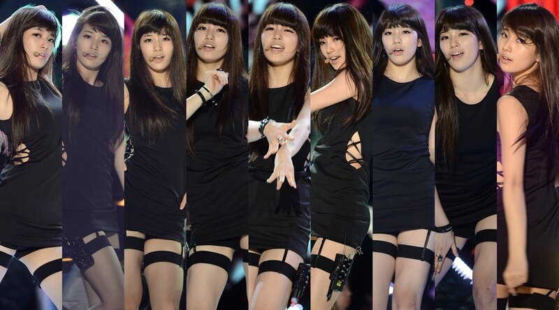 K-pop group performing on stage