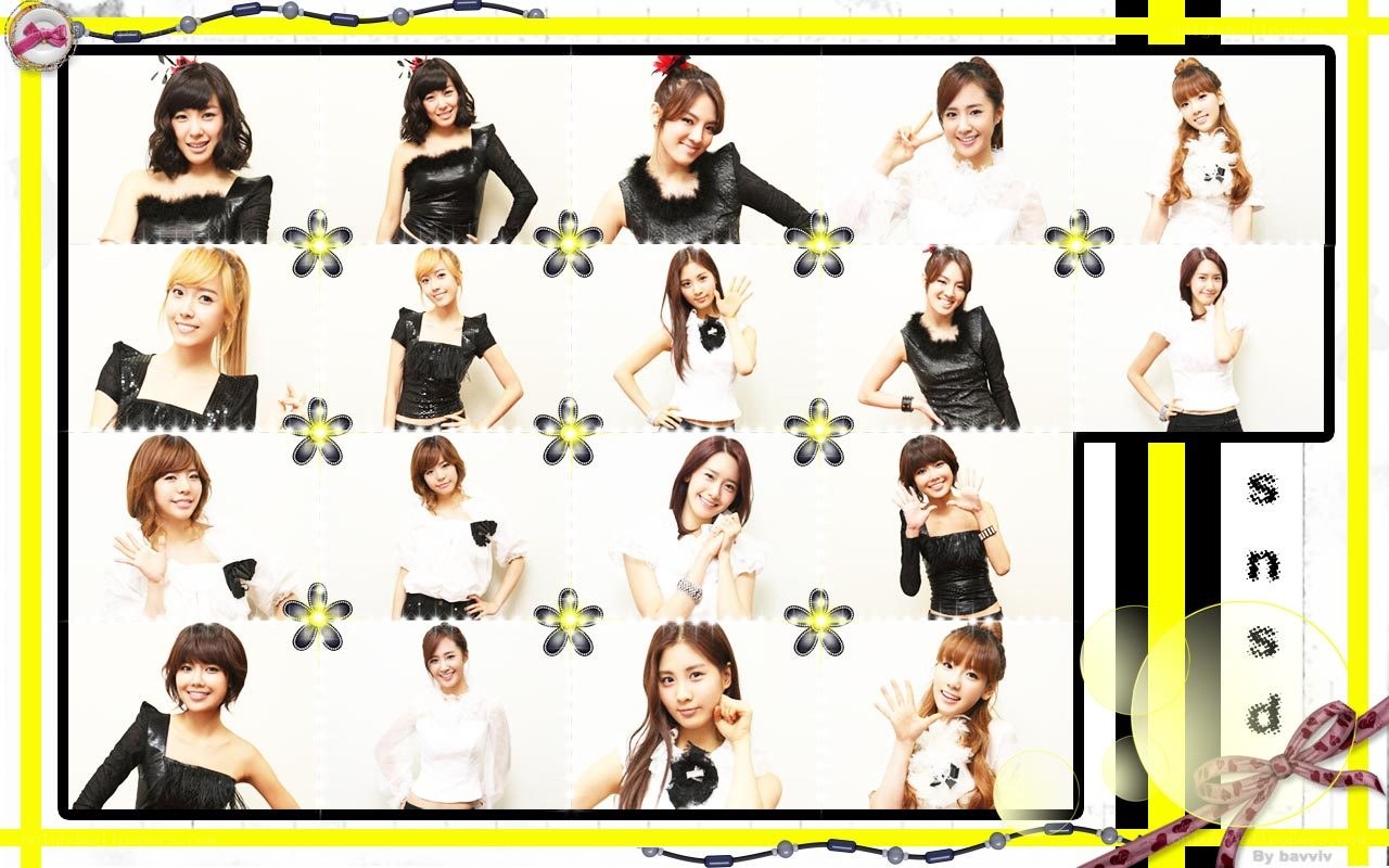 K-pop group photo collage