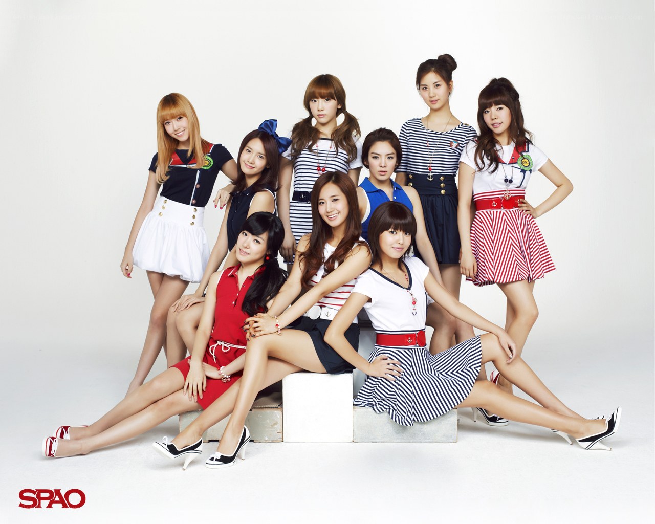 K-pop group photo shoot