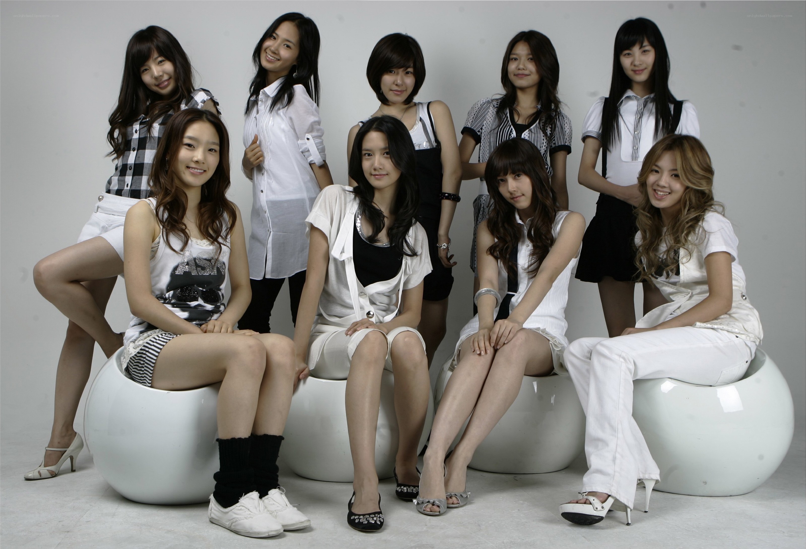 K-pop group photo shoot