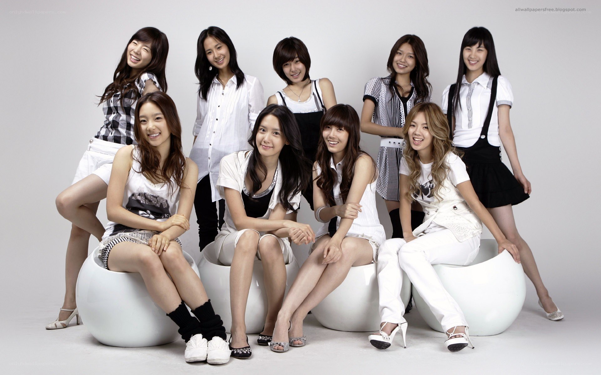 K-pop group photo shoot
