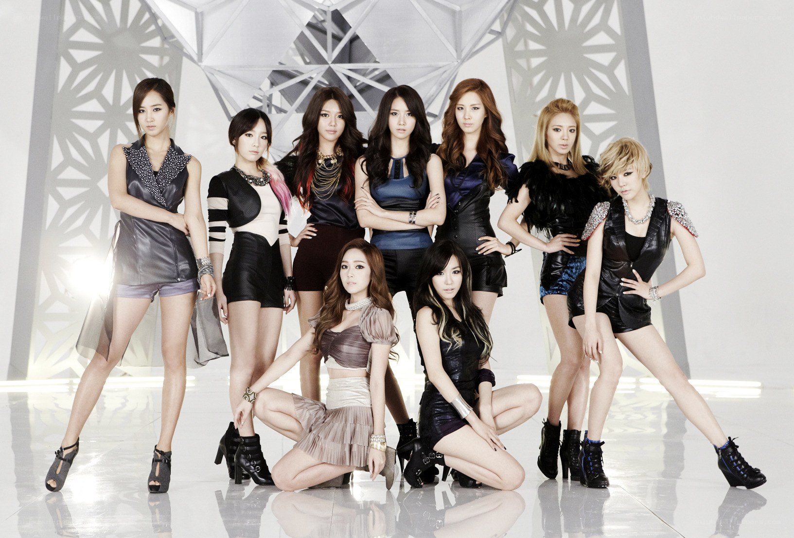 K-pop group photo shoot