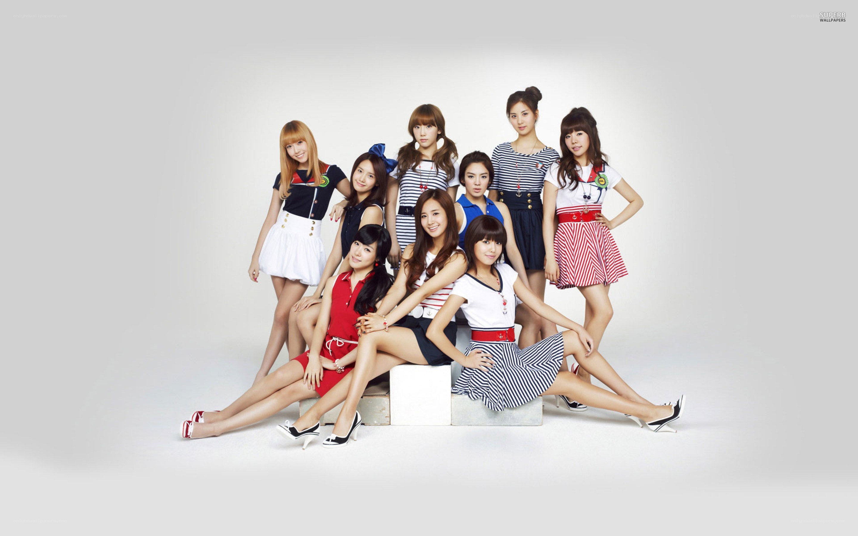 K-pop group photo shoot