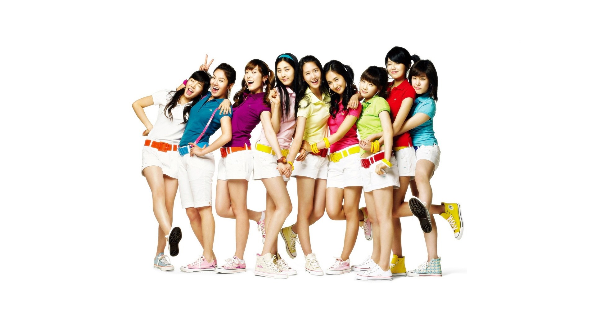 K-pop group posing together