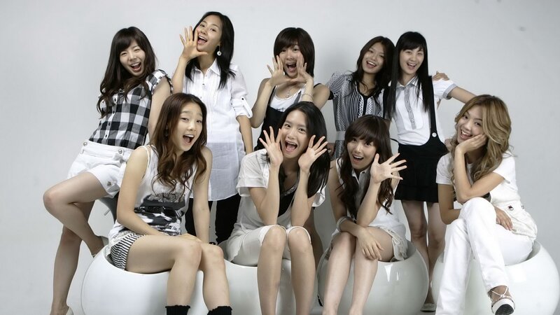 K-pop group posing together