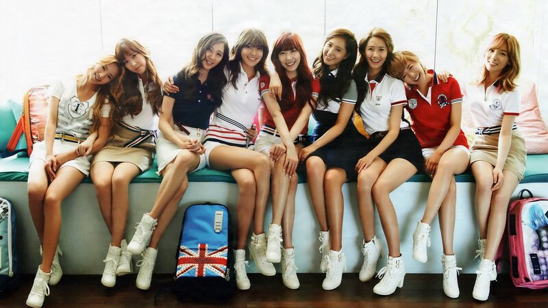 K-pop group posing together