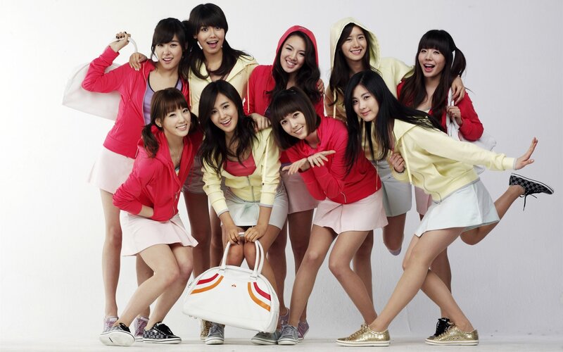 K-pop group posing together