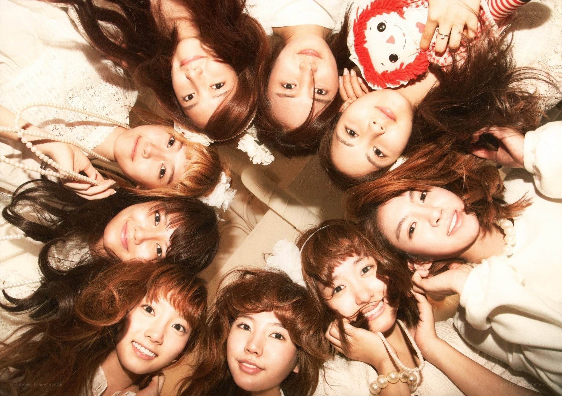 K-pop group posing together