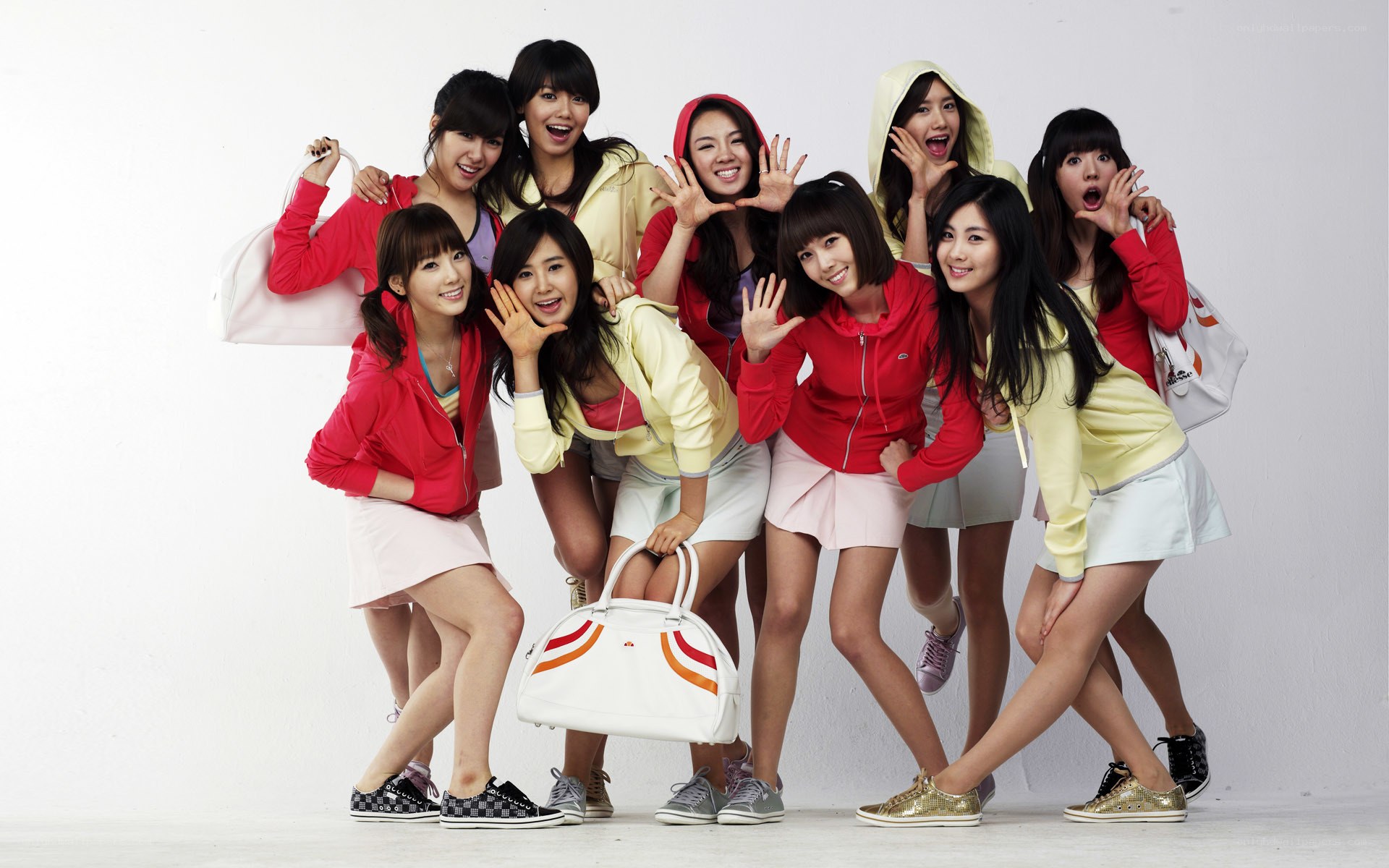 K-pop group posing together
