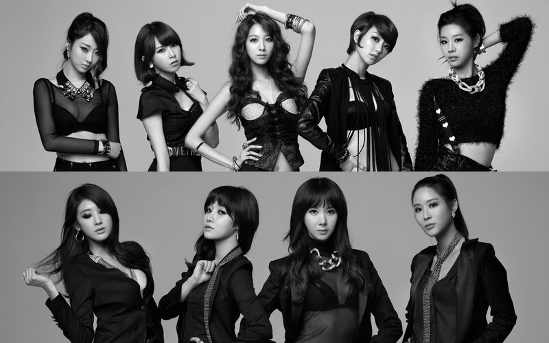 K-pop group promotional photos